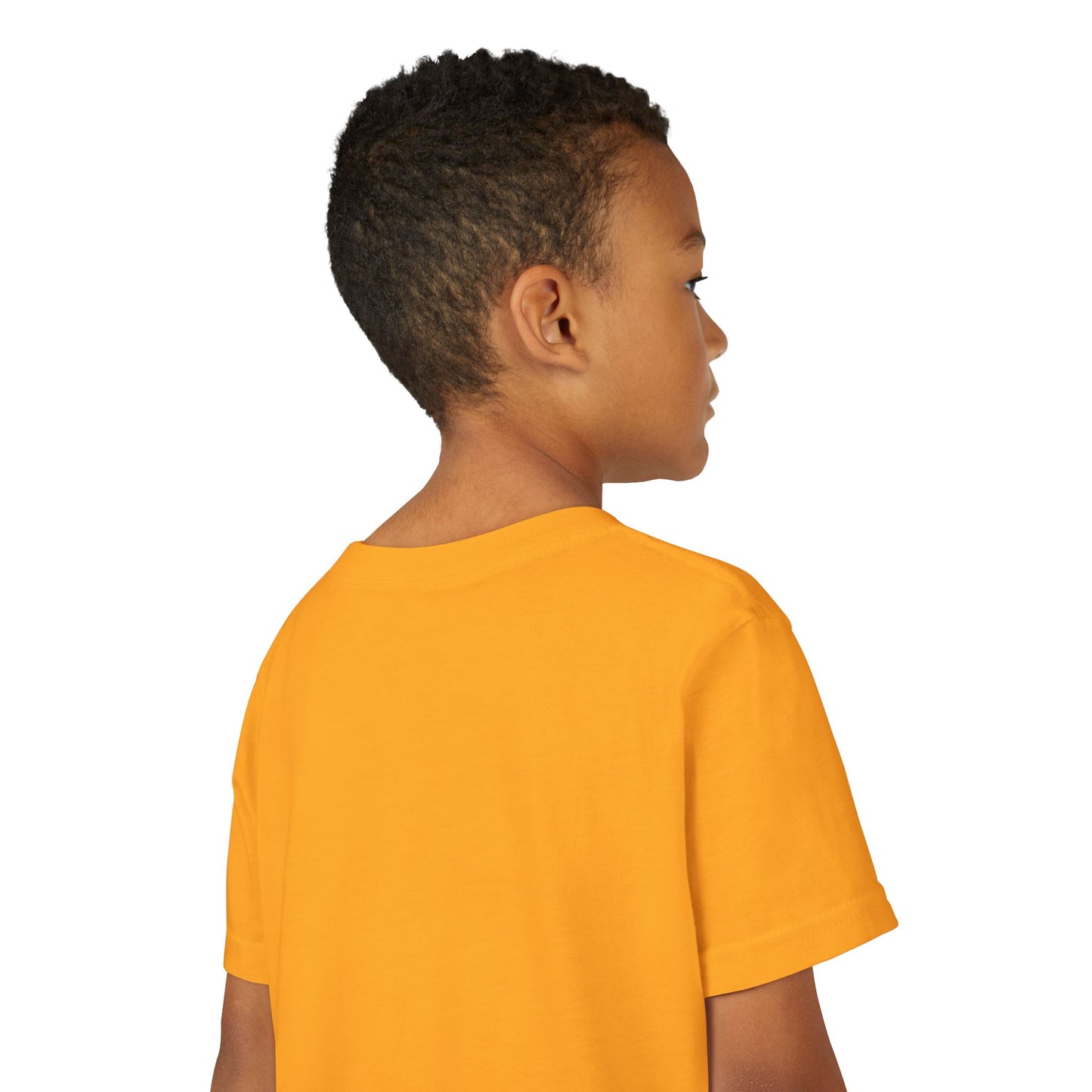 Youth Short Sleeve Tee with Hamsa Design - Boho Chic T-Shirt for Spiritual Kids