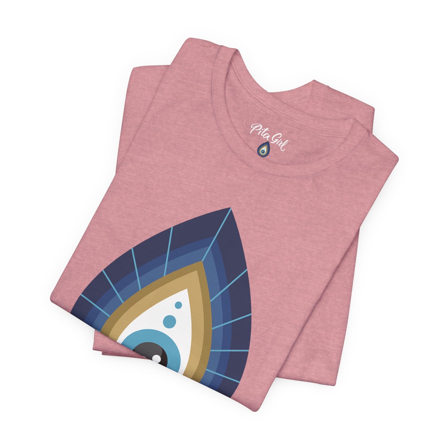 Pita Girl® Evil Eye Tee Protection Unisex Jersey Tee - Casual Comfort for Food Lovers
