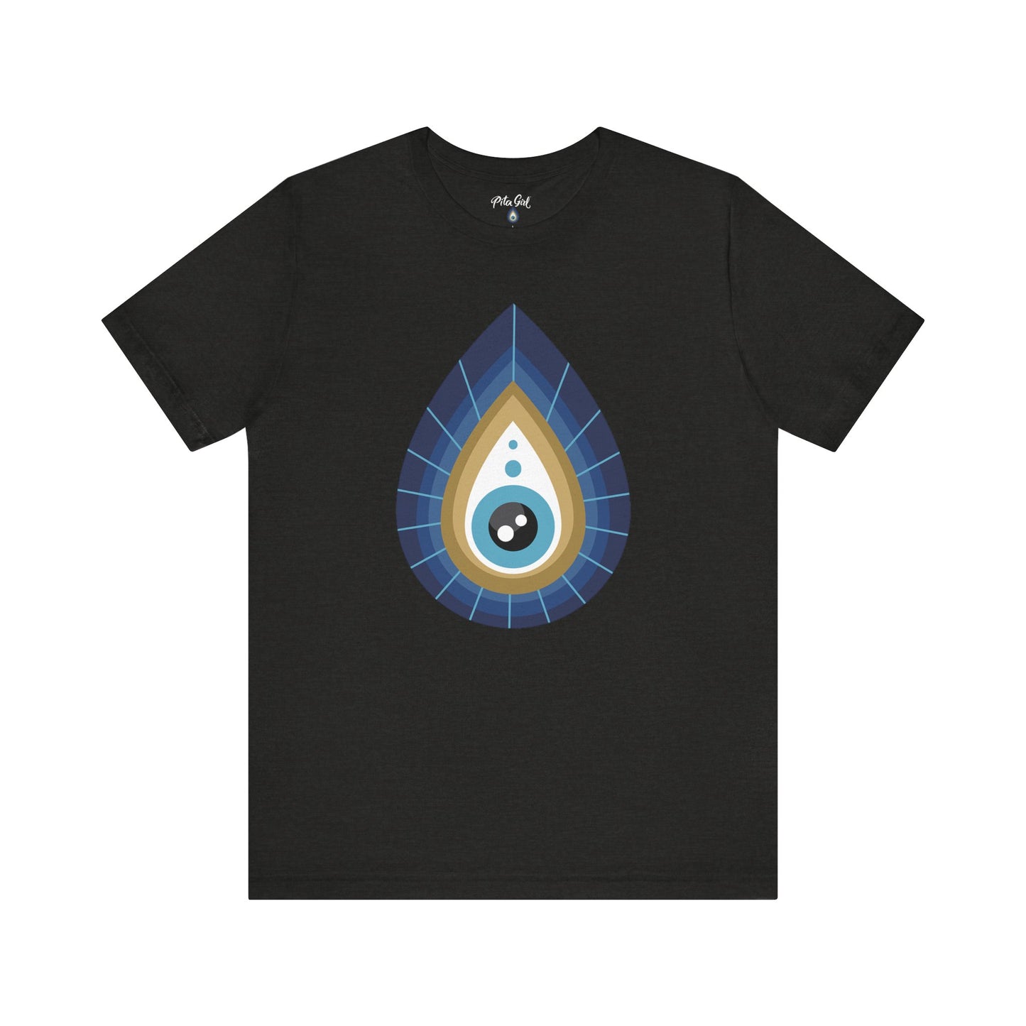 Pita Girl® Evil Eye Tee Protection Unisex Jersey Tee - Casual Comfort for Food Lovers