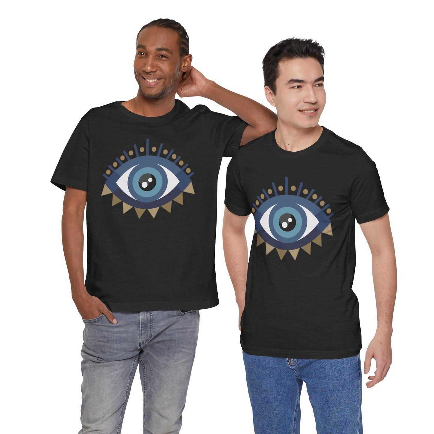 Pita Girl® Evil Eye Protection Unisex Jersey Tee - Casual Comfort for Food Lovers