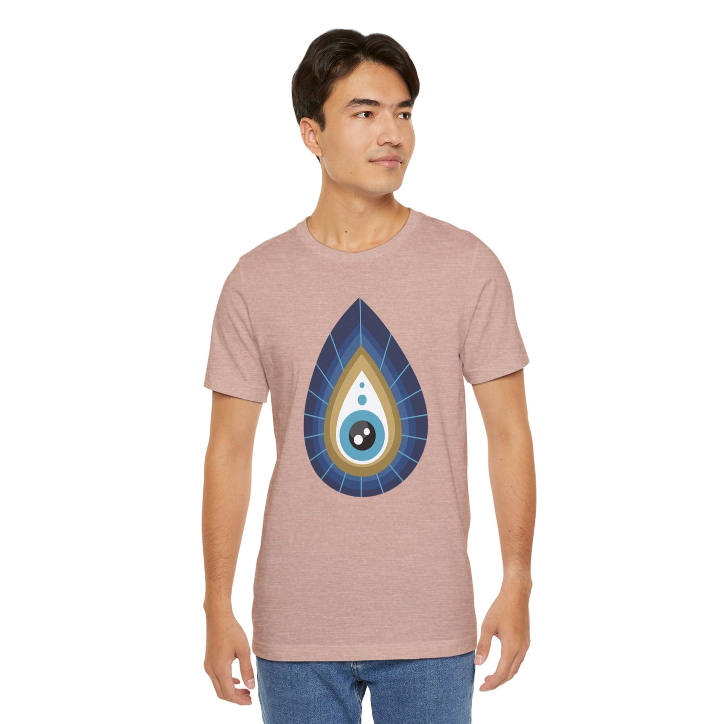 Pita Girl® Evil Eye Tee Protection Unisex Jersey Tee - Casual Comfort for Food Lovers