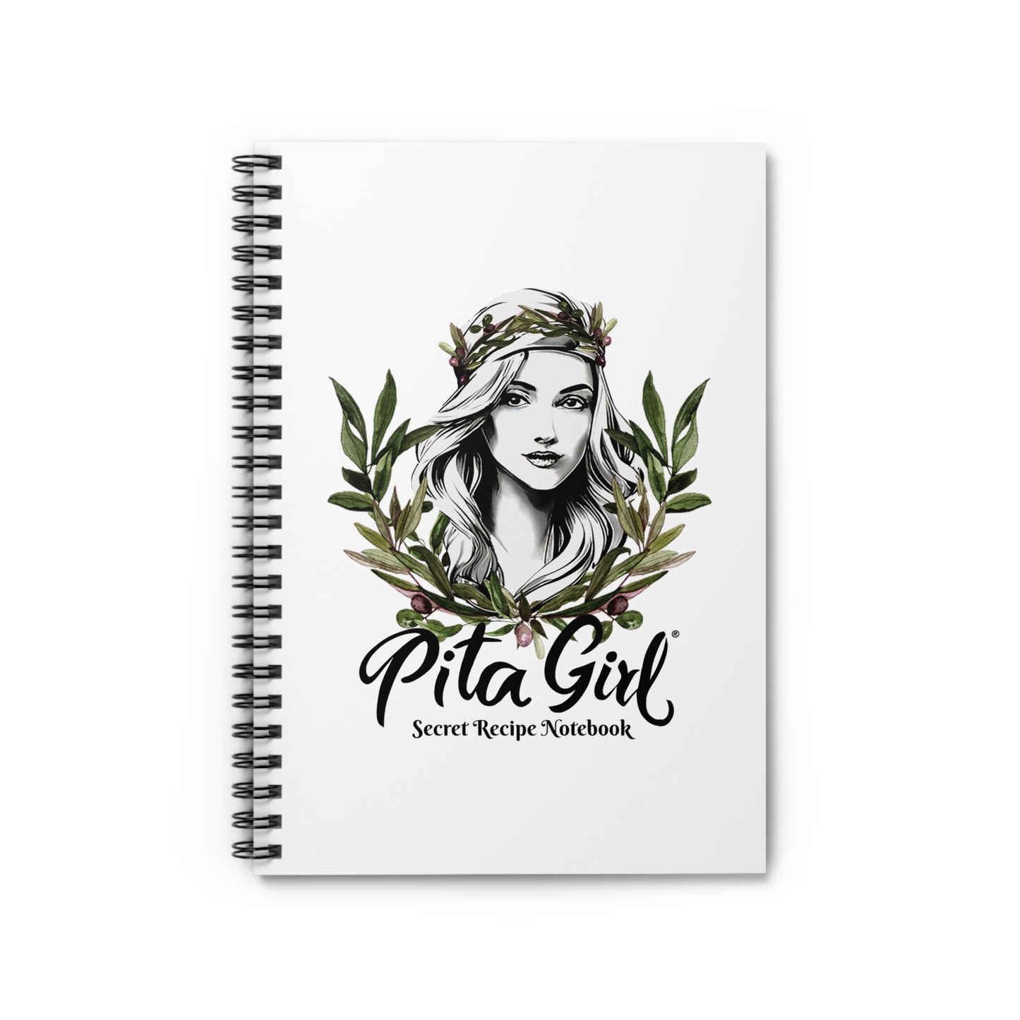 Pita Girl® Secret Recipe Spiral Notebook - Perfect for Food Lovers and Cooking Enthusiasts