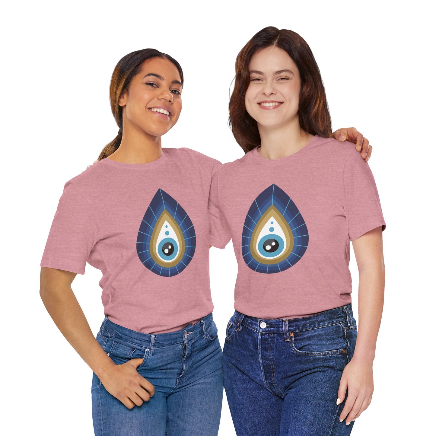 Pita Girl® Evil Eye Tee Protection Unisex Jersey Tee - Casual Comfort for Food Lovers