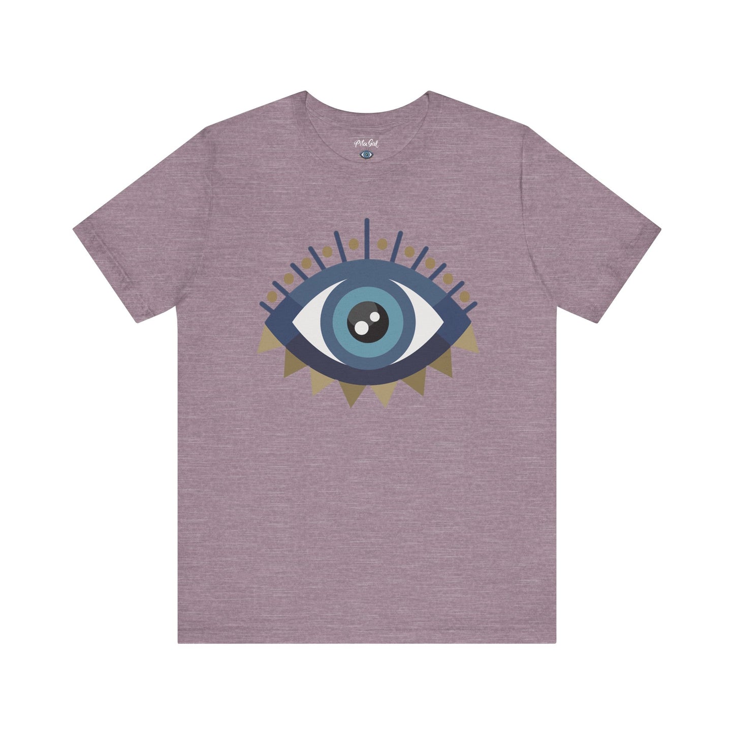 Pita Girl® Evil Eye Protection Unisex Jersey Tee - Casual Comfort for Food Lovers