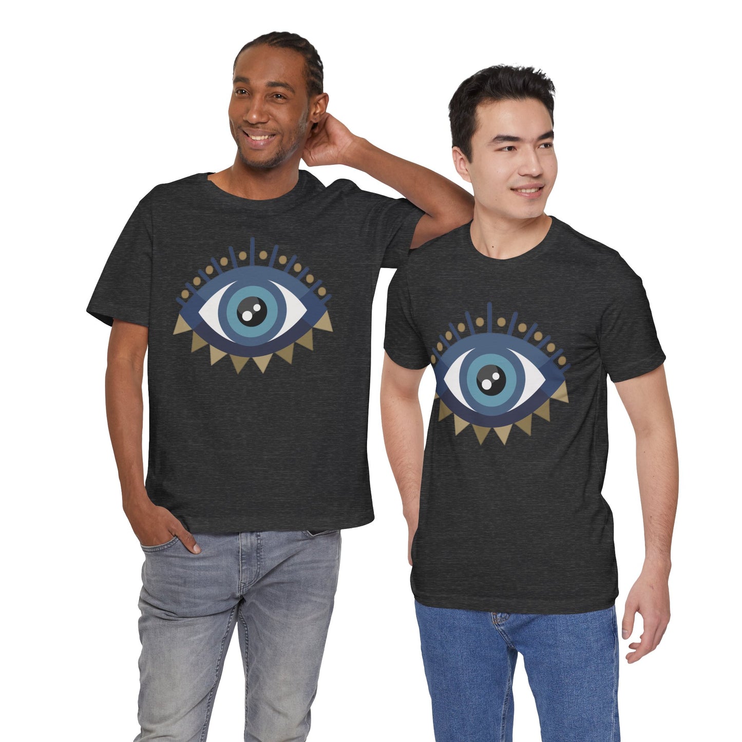 Pita Girl® Evil Eye Protection Unisex Jersey Tee - Casual Comfort for Food Lovers