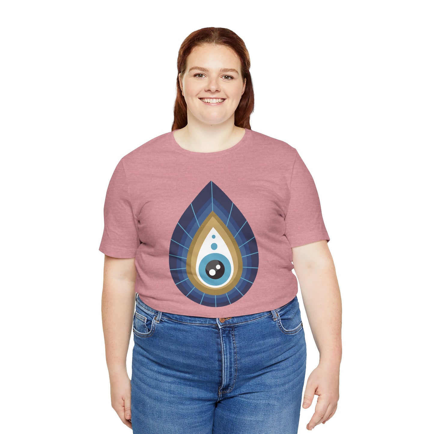 Pita Girl® Evil Eye Tee Protection Unisex Jersey Tee - Casual Comfort for Food Lovers