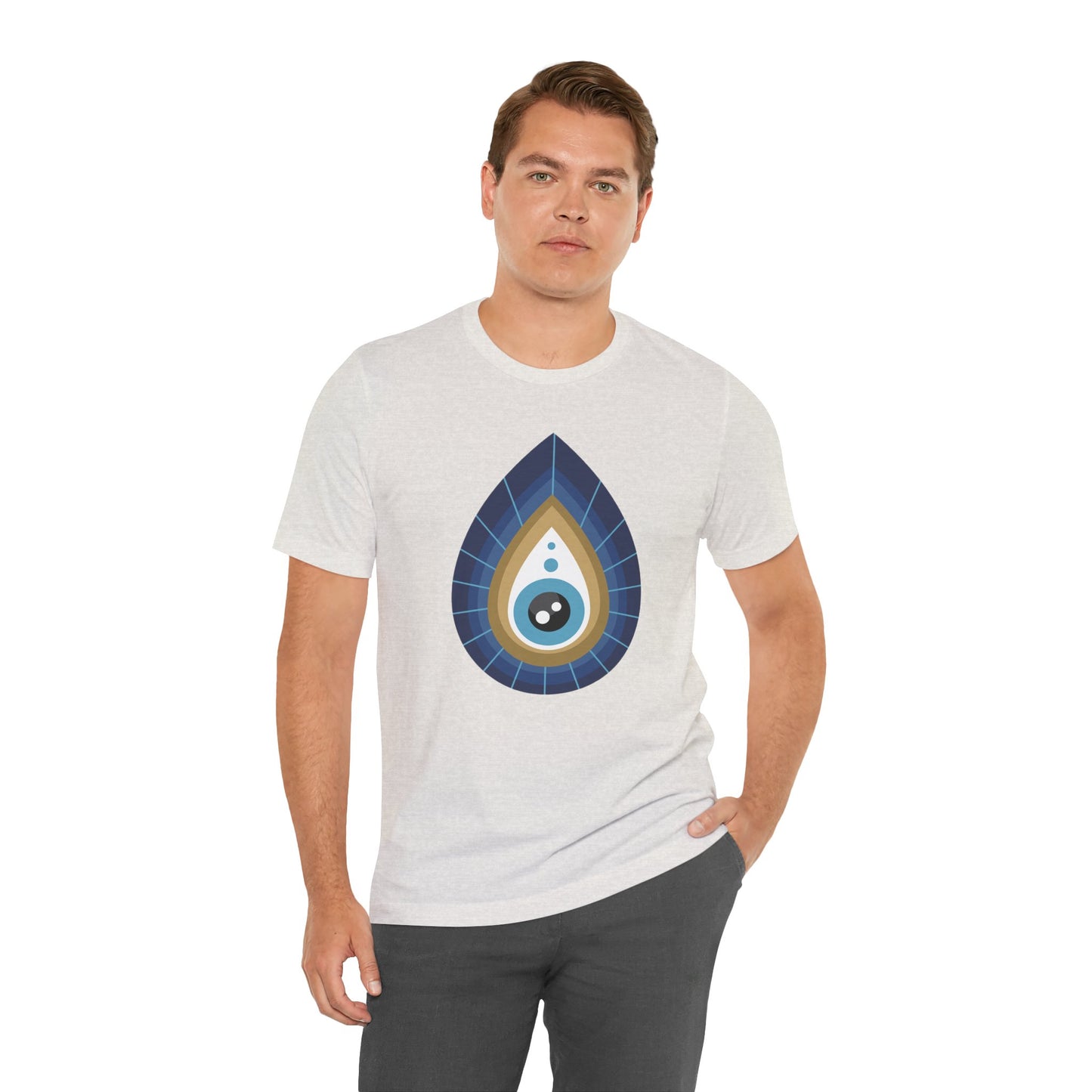 Pita Girl® Evil Eye Tee Protection Unisex Jersey Tee - Casual Comfort for Food Lovers