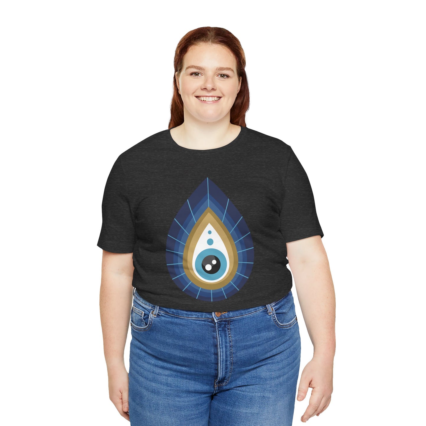 Pita Girl® Evil Eye Tee Protection Unisex Jersey Tee - Casual Comfort for Food Lovers