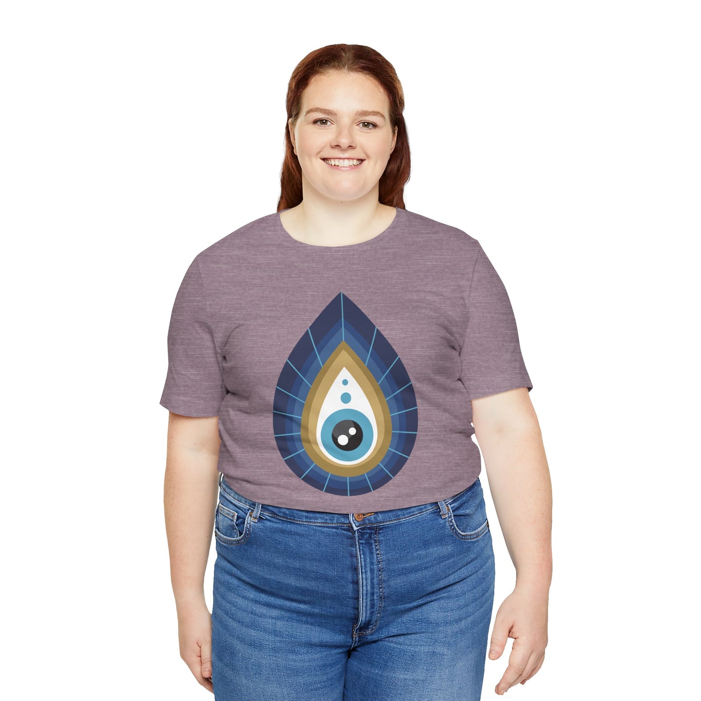 Pita Girl® Evil Eye Tee Protection Unisex Jersey Tee - Casual Comfort for Food Lovers