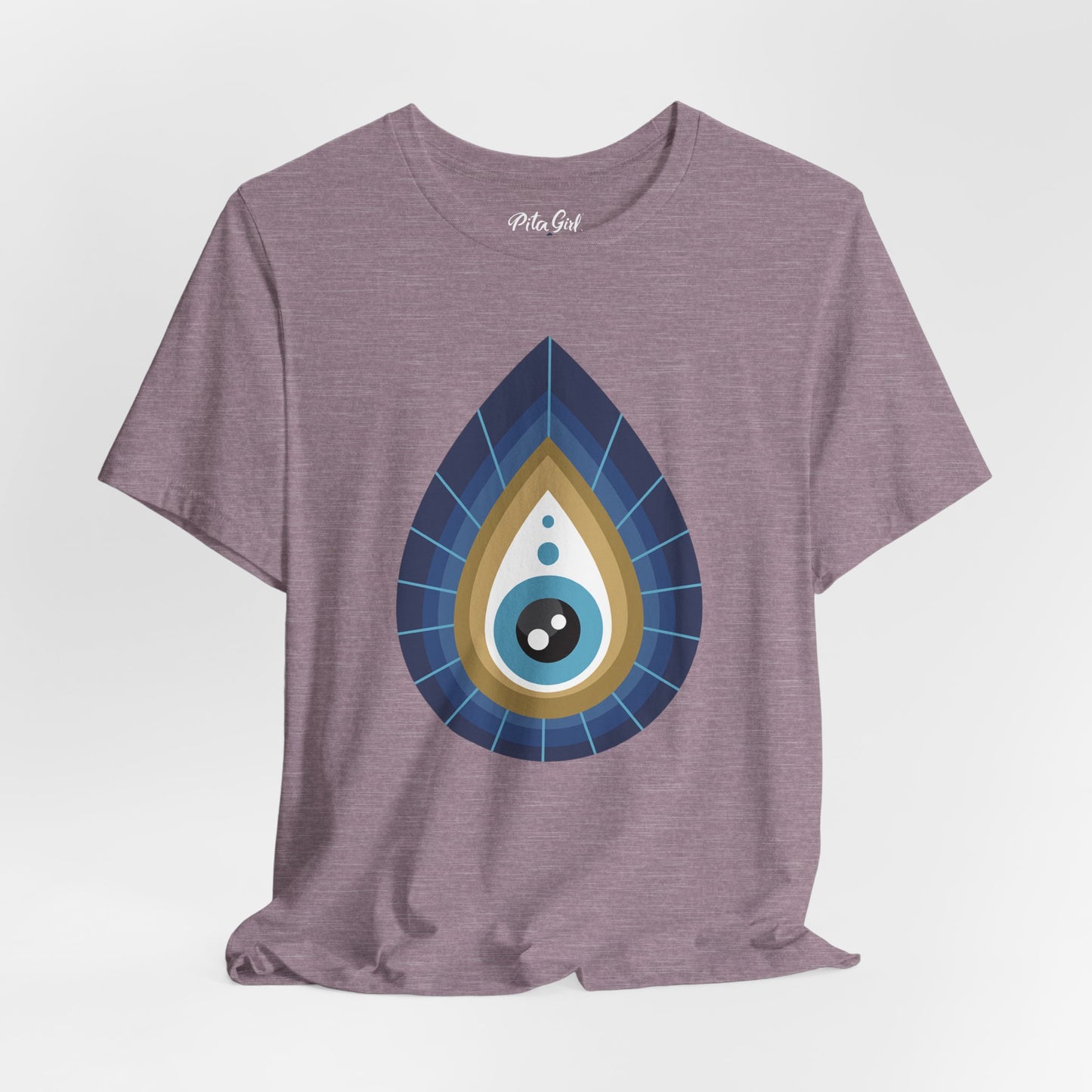 Pita Girl® Evil Eye Tee Protection Unisex Jersey Tee - Casual Comfort for Food Lovers
