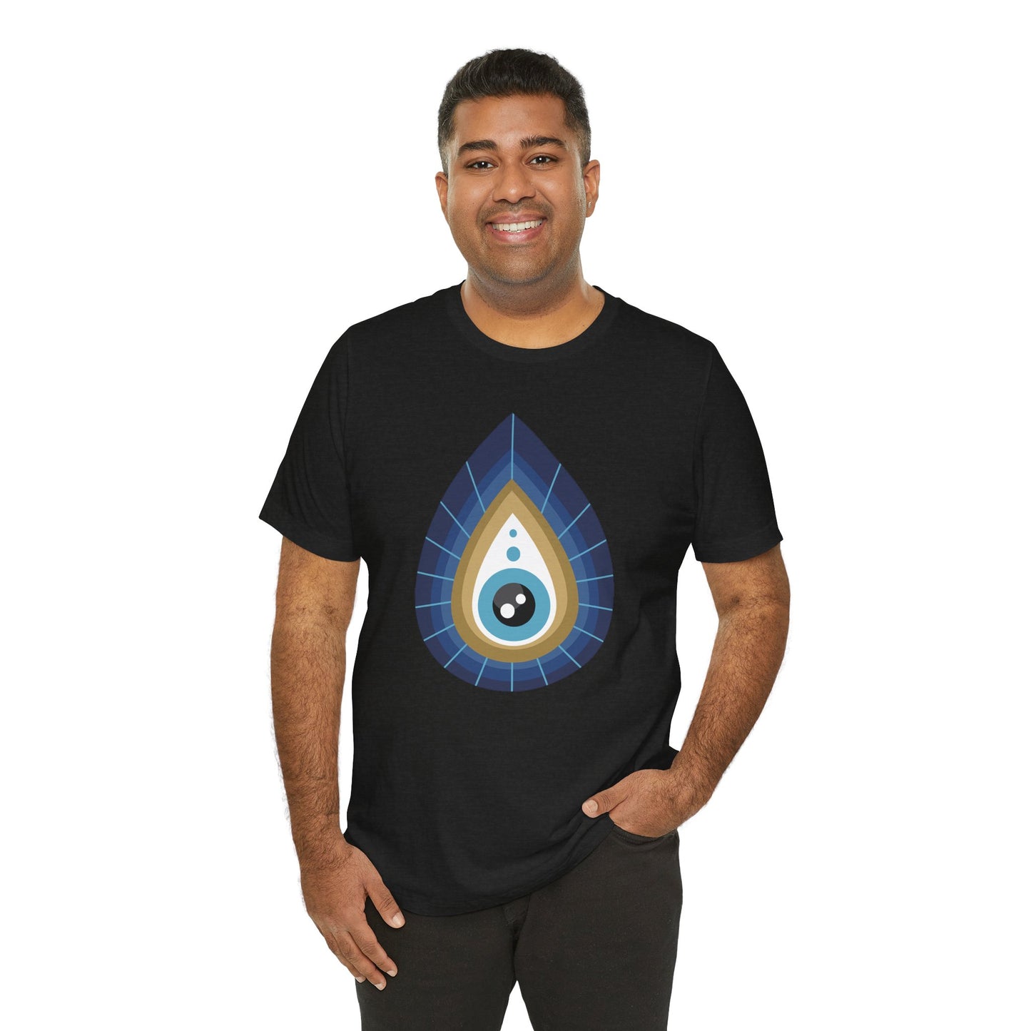 Pita Girl® Evil Eye Tee Protection Unisex Jersey Tee - Casual Comfort for Food Lovers
