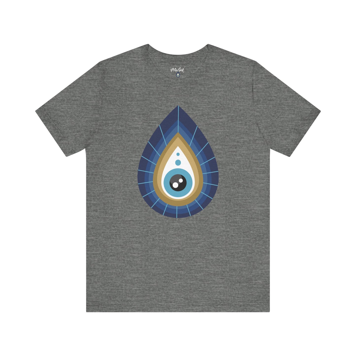 Pita Girl® Evil Eye Tee Protection Unisex Jersey Tee - Casual Comfort for Food Lovers