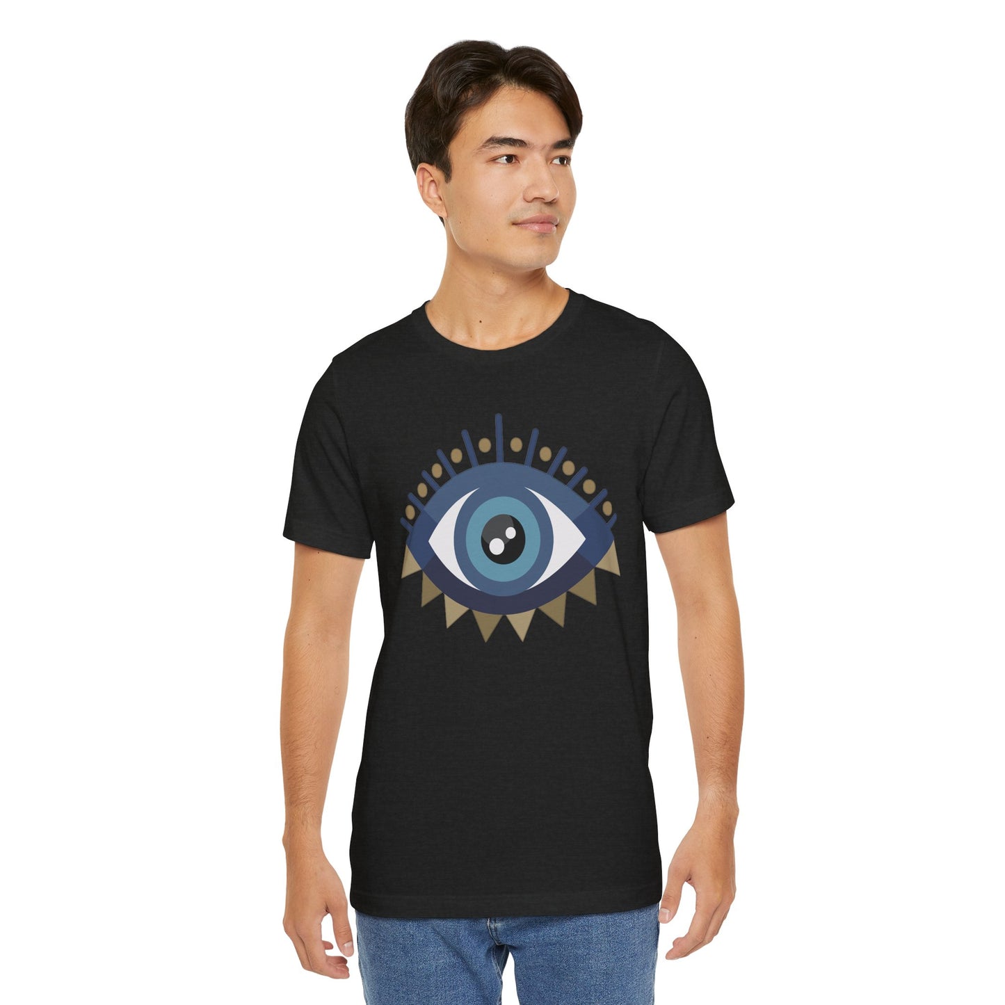 Pita Girl® Evil Eye Protection Unisex Jersey Tee - Casual Comfort for Food Lovers