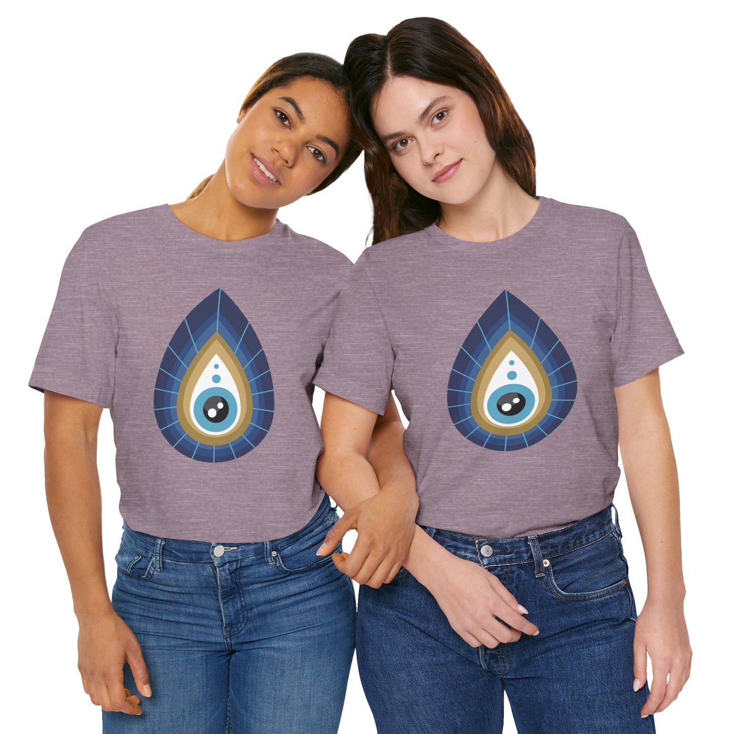 Pita Girl® Evil Eye Tee Protection Unisex Jersey Tee - Casual Comfort for Food Lovers
