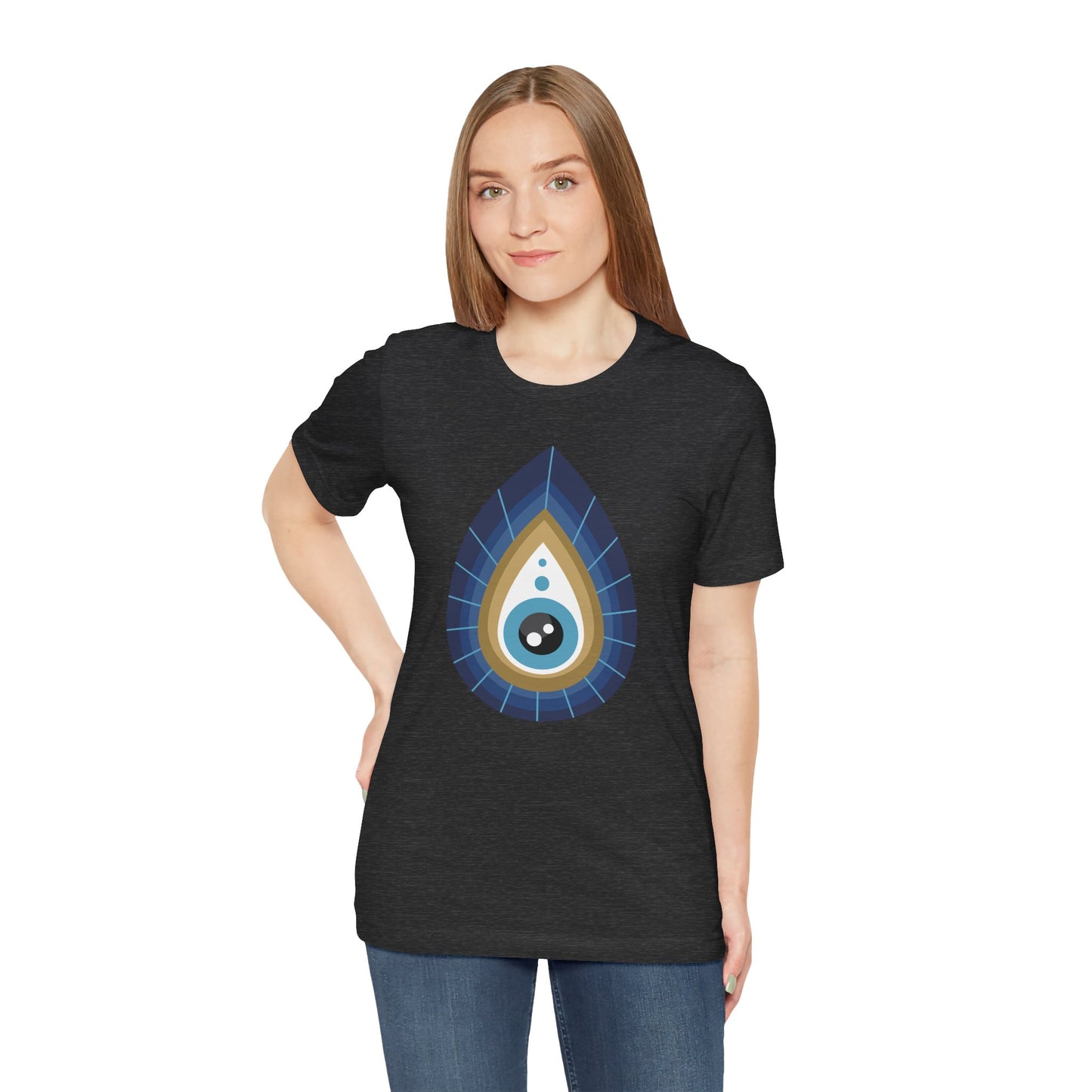 Pita Girl® Evil Eye Tee Protection Unisex Jersey Tee - Casual Comfort for Food Lovers