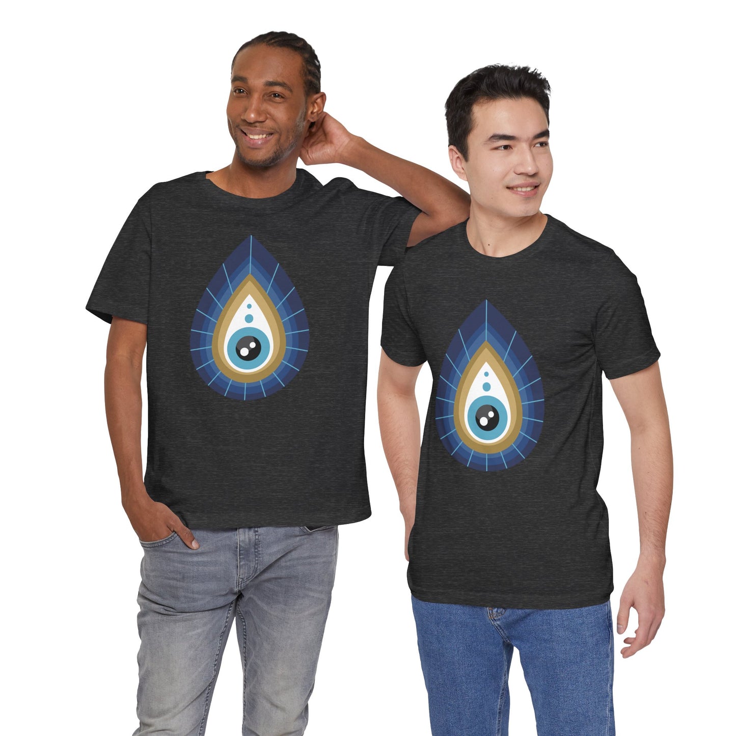 Pita Girl® Evil Eye Tee Protection Unisex Jersey Tee - Casual Comfort for Food Lovers