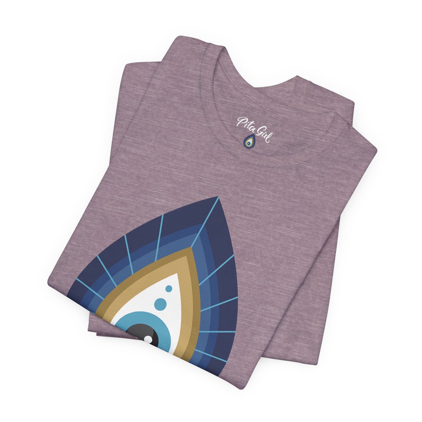 Pita Girl® Evil Eye Tee Protection Unisex Jersey Tee - Casual Comfort for Food Lovers