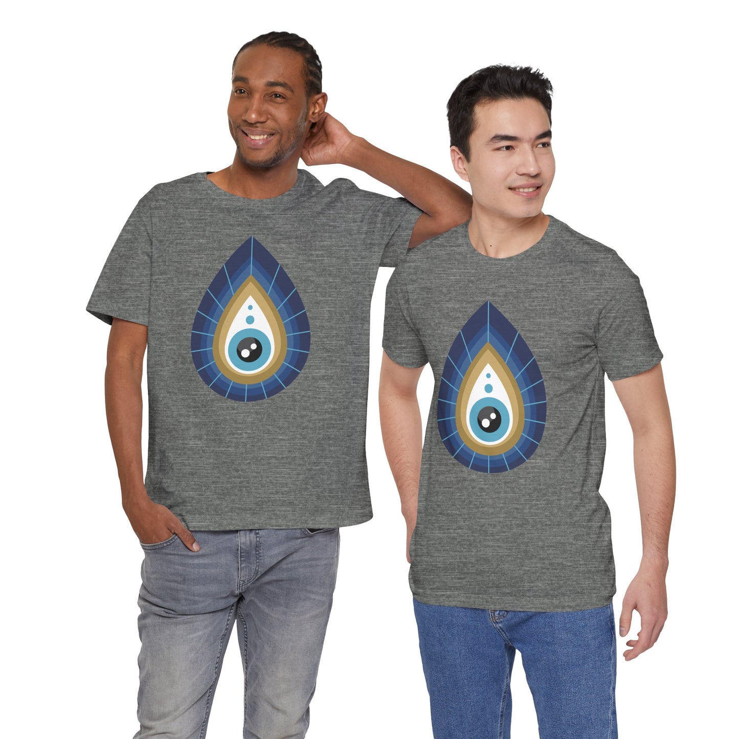 Pita Girl® Evil Eye Tee Protection Unisex Jersey Tee - Casual Comfort for Food Lovers