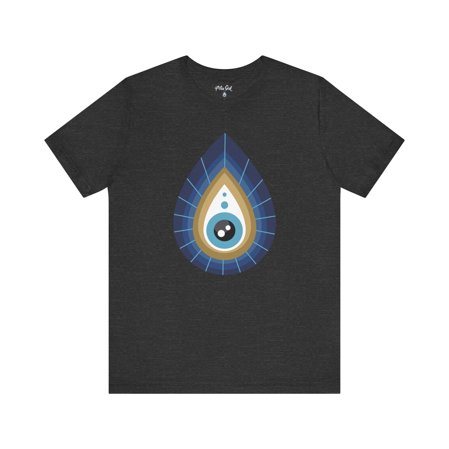 Pita Girl® Evil Eye Tee Protection Unisex Jersey Tee - Casual Comfort for Food Lovers