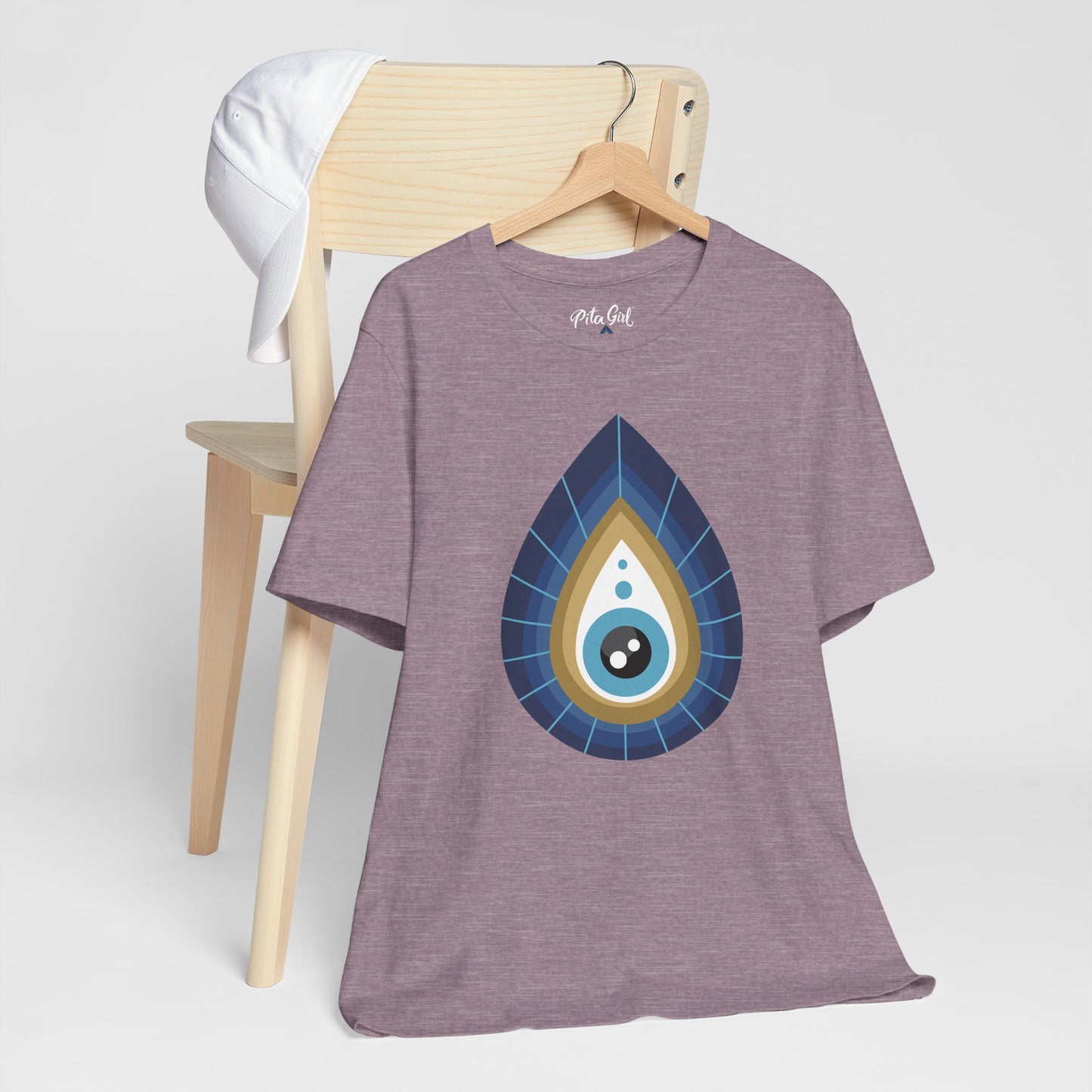 Pita Girl® Evil Eye Tee Protection Unisex Jersey Tee - Casual Comfort for Food Lovers