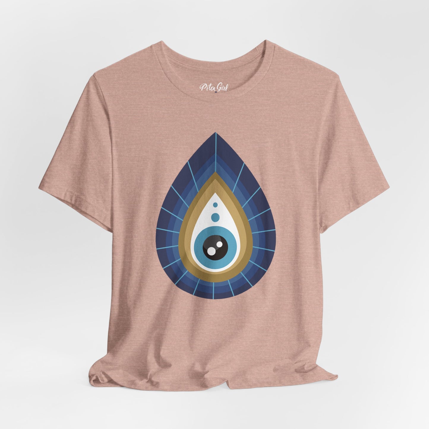 Pita Girl® Evil Eye Tee Protection Unisex Jersey Tee - Casual Comfort for Food Lovers