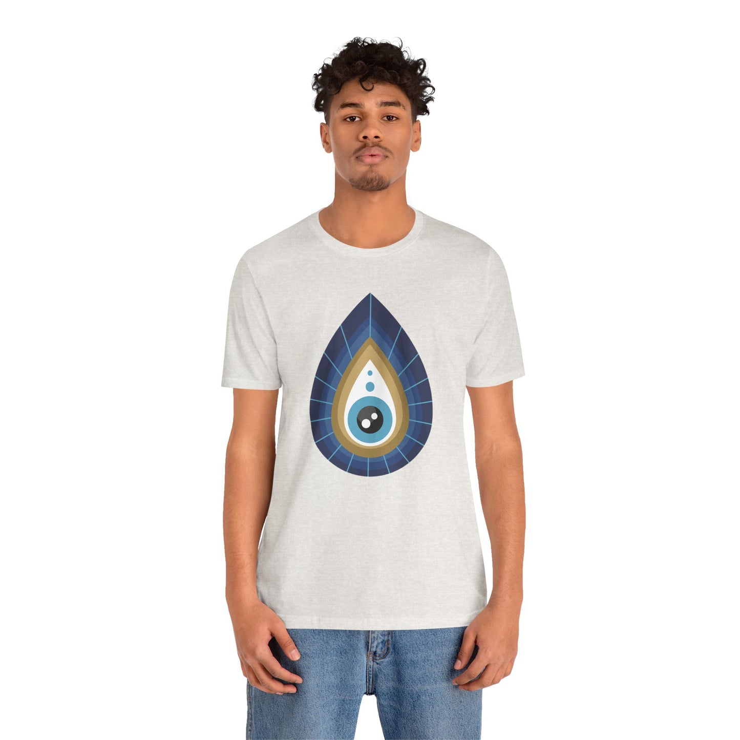 Pita Girl® Evil Eye Tee Protection Unisex Jersey Tee - Casual Comfort for Food Lovers
