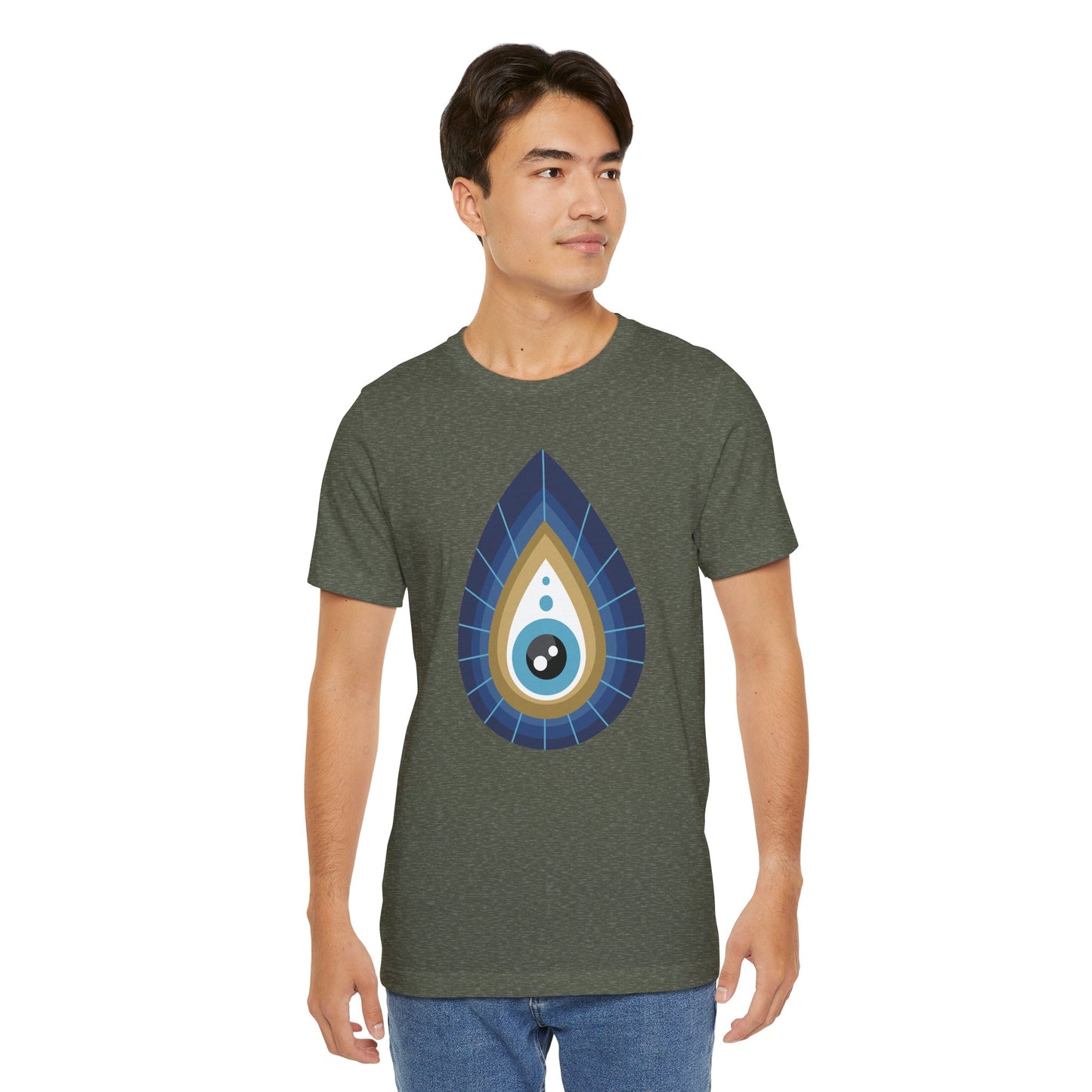 Pita Girl® Evil Eye Tee Protection Unisex Jersey Tee - Casual Comfort for Food Lovers