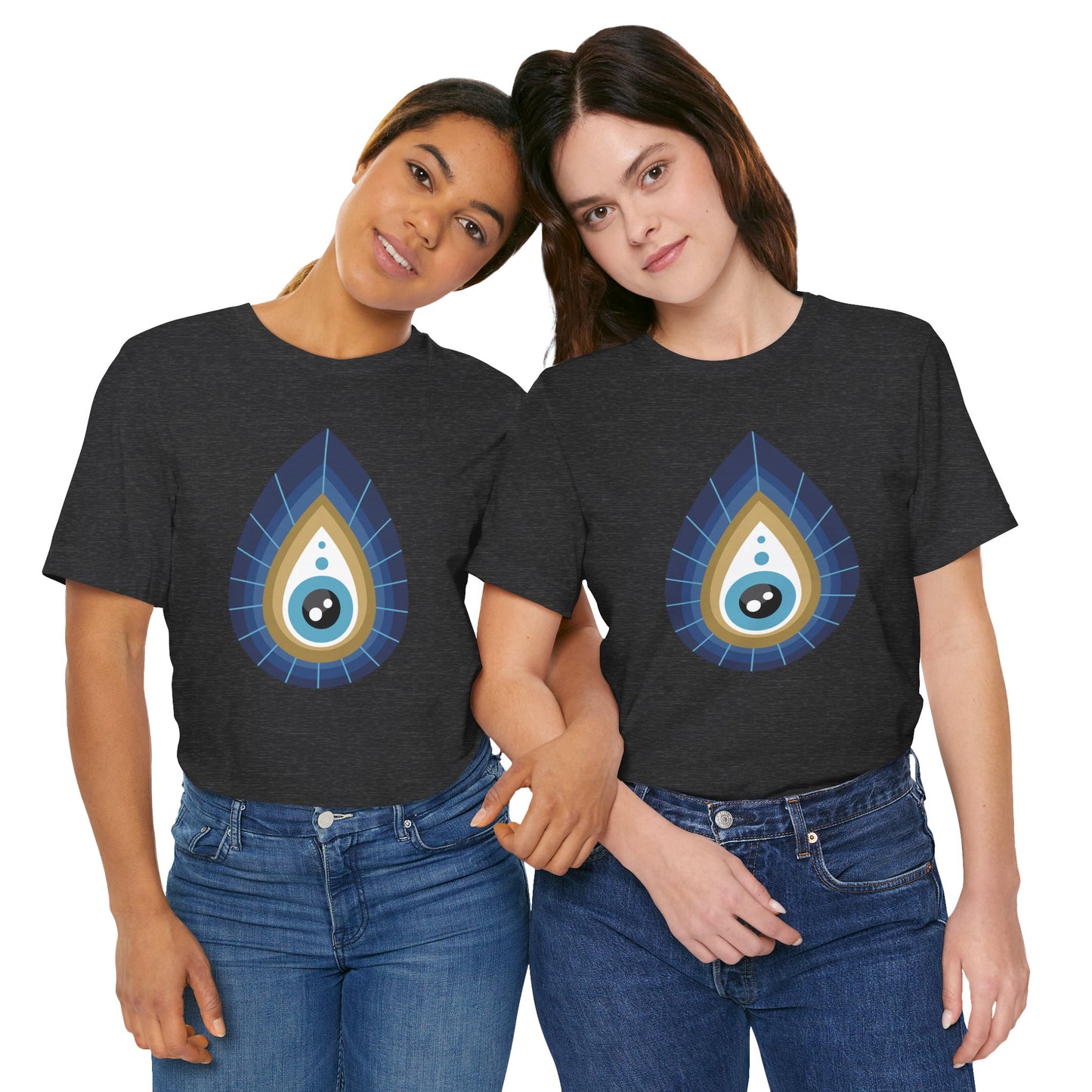 Pita Girl® Evil Eye Tee Protection Unisex Jersey Tee - Casual Comfort for Food Lovers