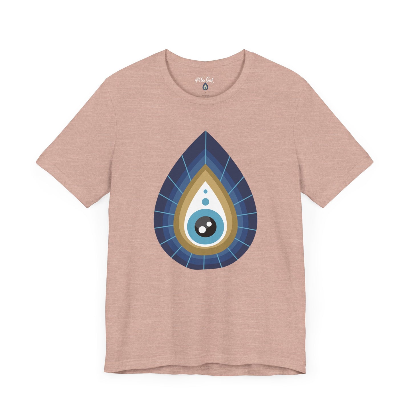 Pita Girl® Evil Eye Tee Protection Unisex Jersey Tee - Casual Comfort for Food Lovers