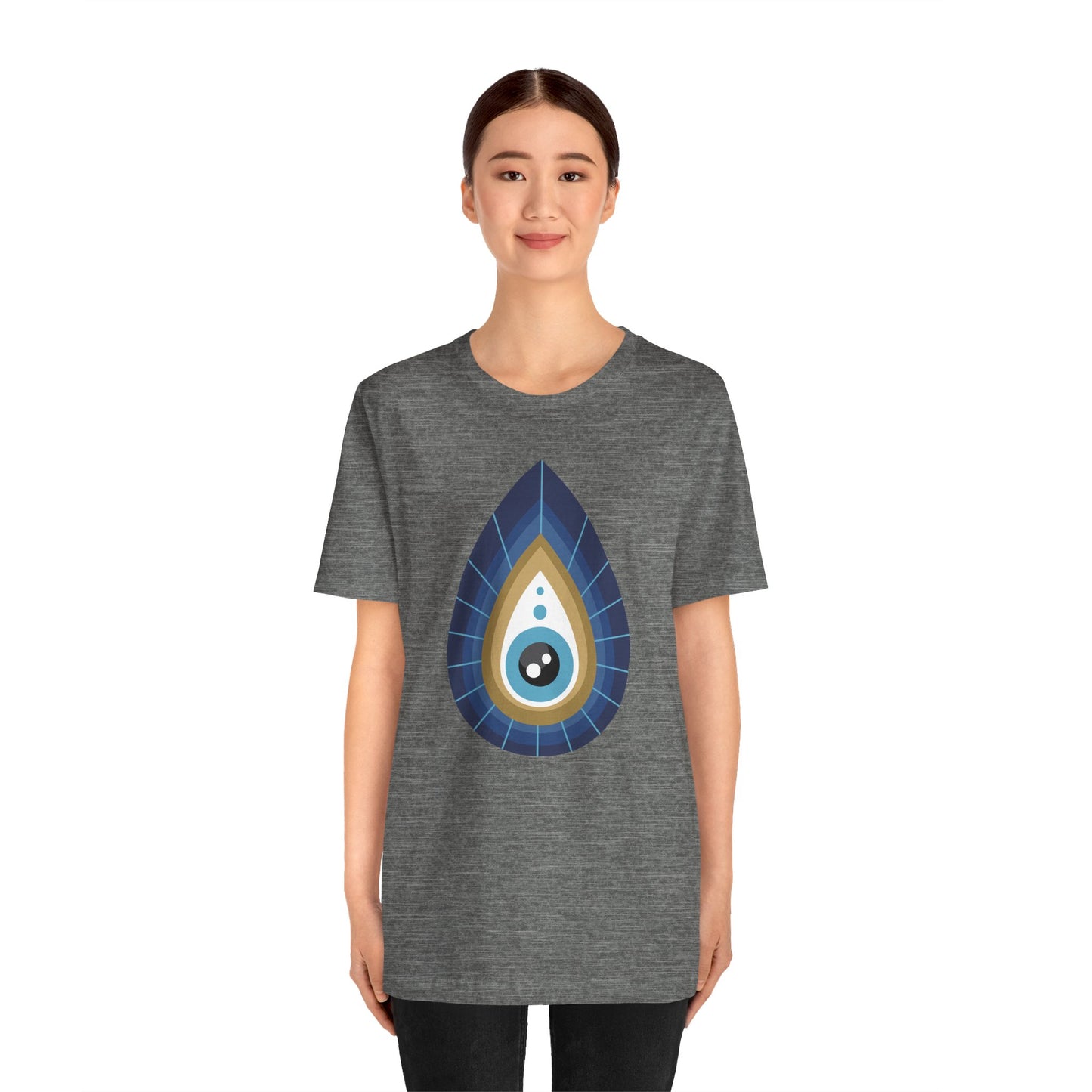 Pita Girl® Evil Eye Tee Protection Unisex Jersey Tee - Casual Comfort for Food Lovers