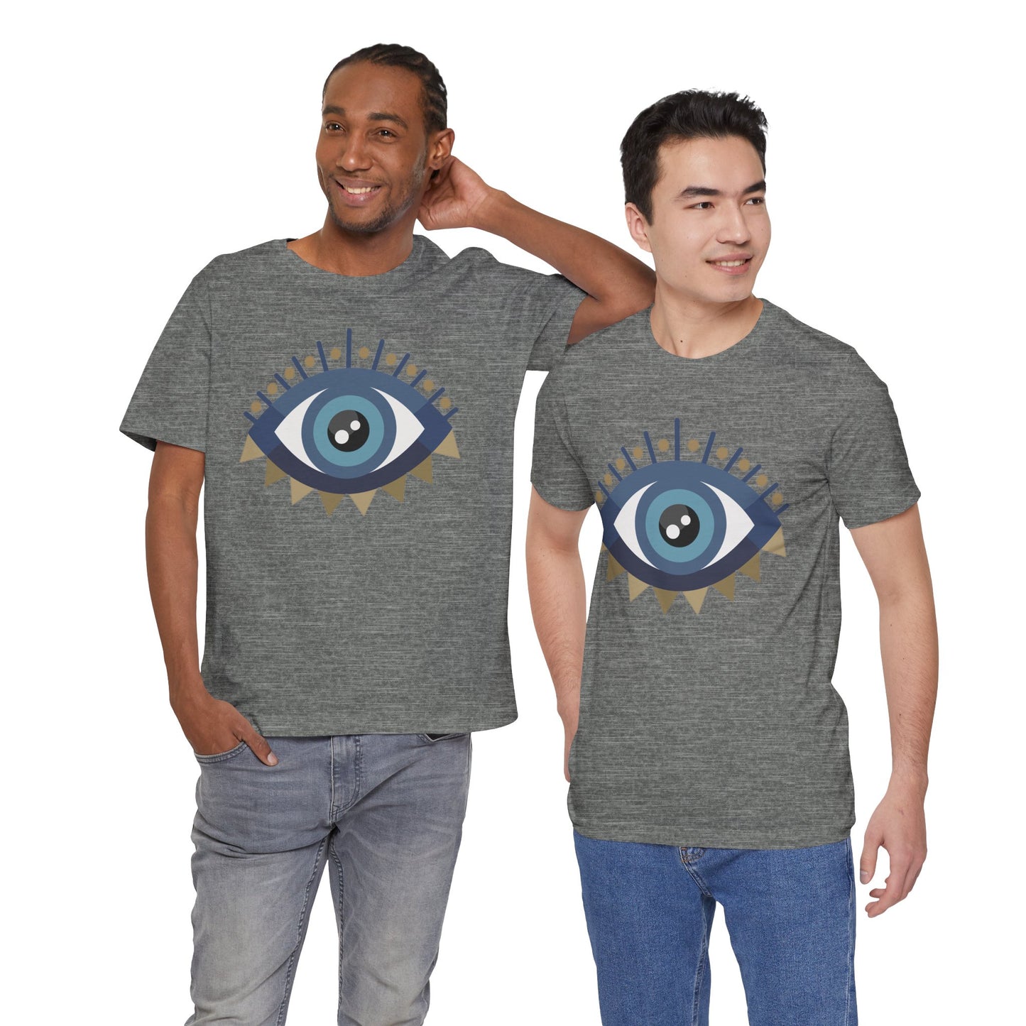 Pita Girl® Evil Eye Protection Unisex Jersey Tee - Casual Comfort for Food Lovers