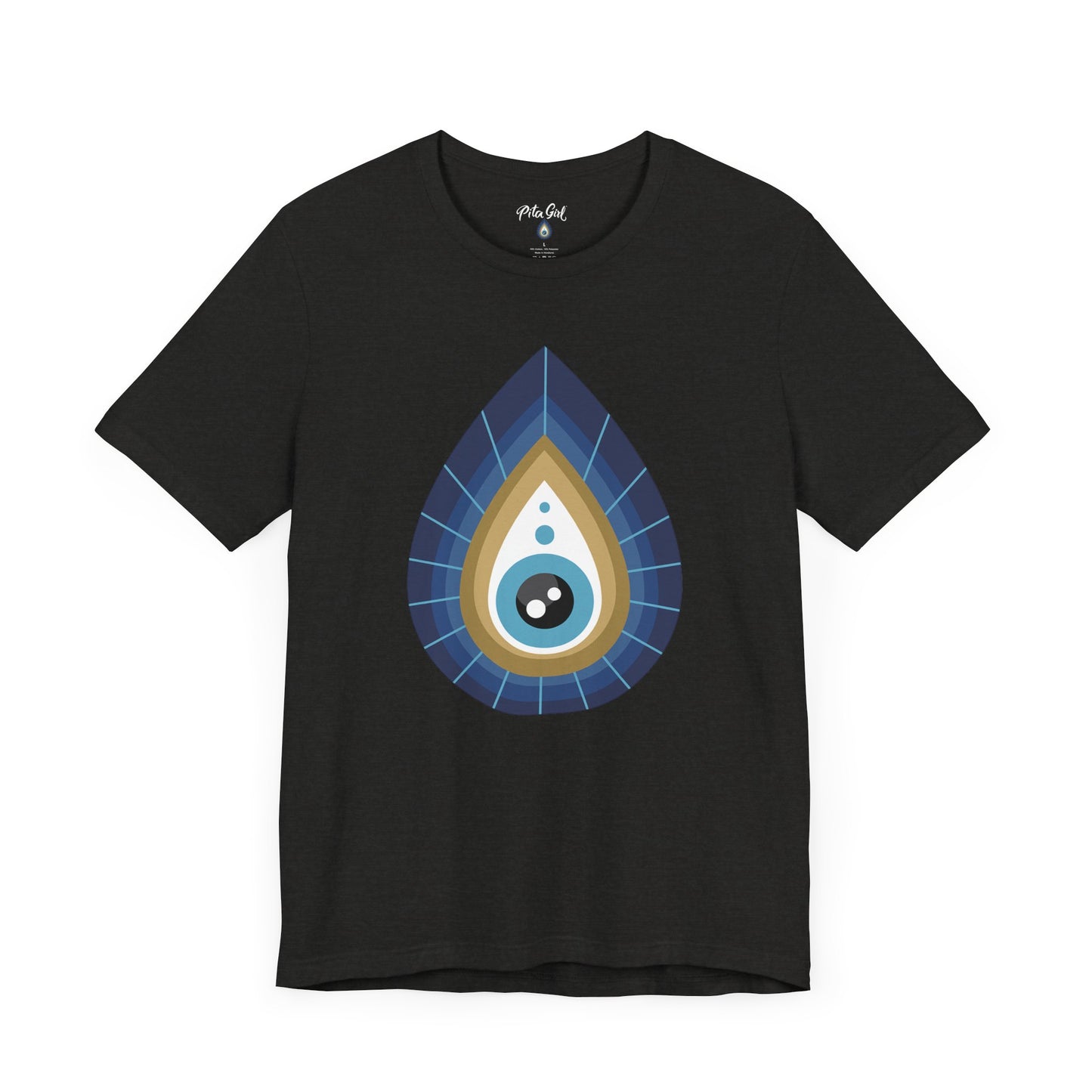 Pita Girl® Evil Eye Tee Protection Unisex Jersey Tee - Casual Comfort for Food Lovers