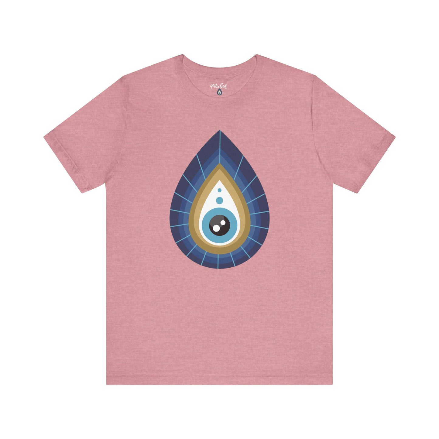 Pita Girl® Evil Eye Tee Protection Unisex Jersey Tee - Casual Comfort for Food Lovers