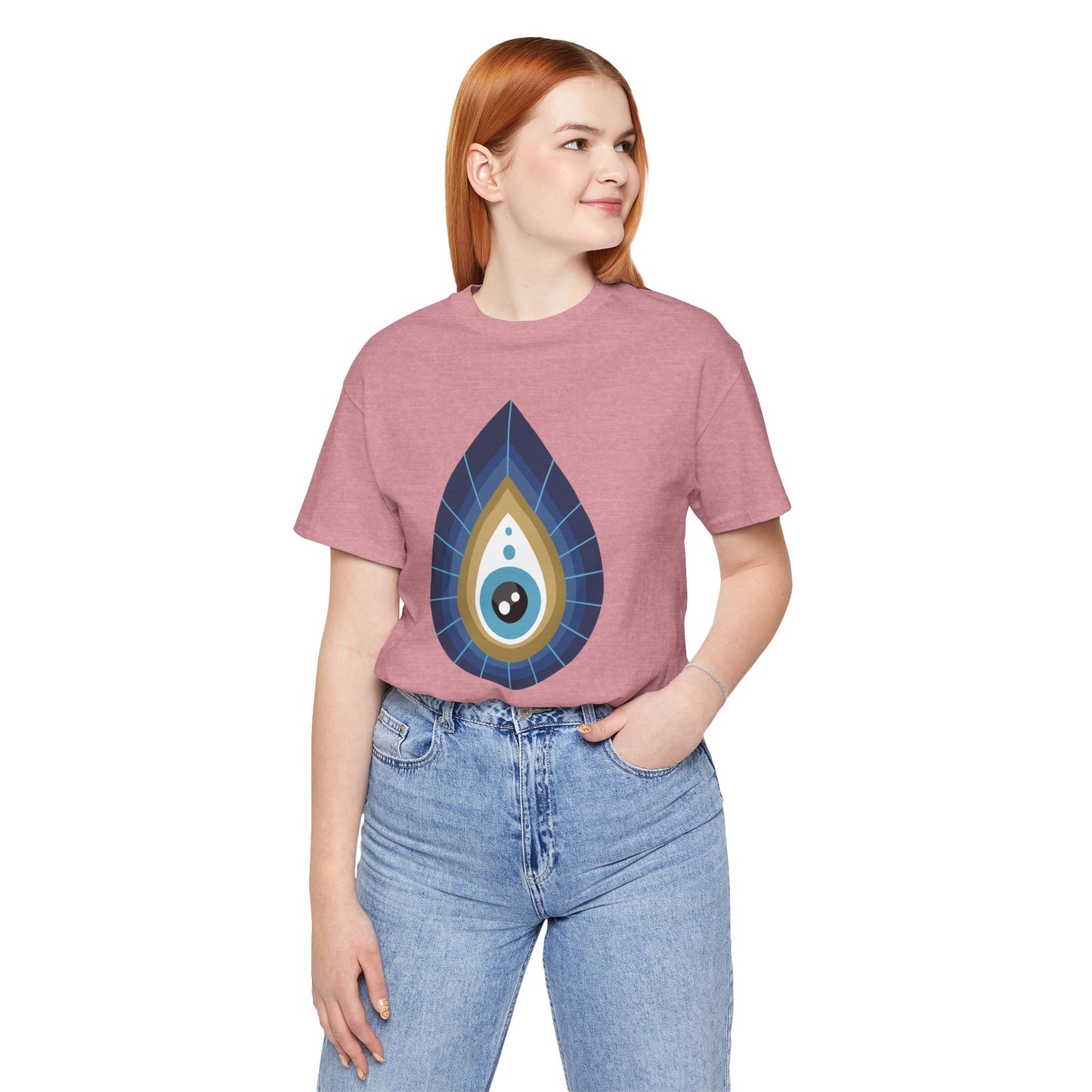 Pita Girl® Evil Eye Tee Protection Unisex Jersey Tee - Casual Comfort for Food Lovers