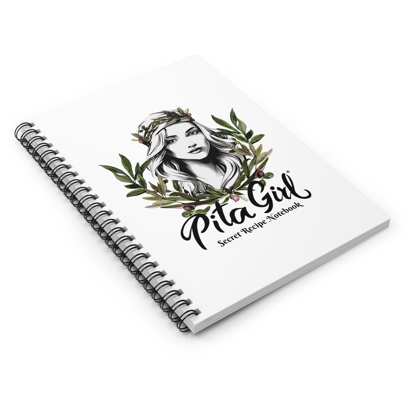 Pita Girl® Secret Recipe Spiral Notebook - Perfect for Food Lovers and Cooking Enthusiasts