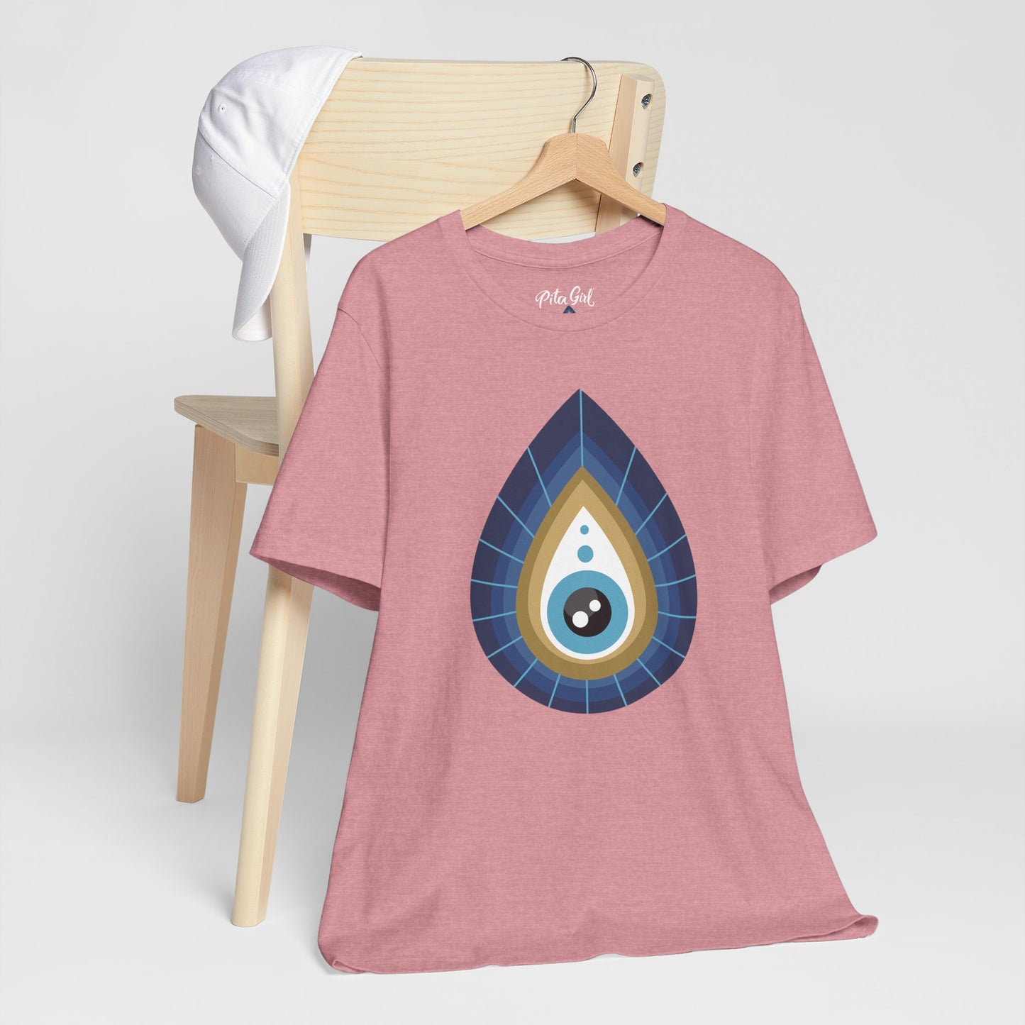 Pita Girl® Evil Eye Tee Protection Unisex Jersey Tee - Casual Comfort for Food Lovers