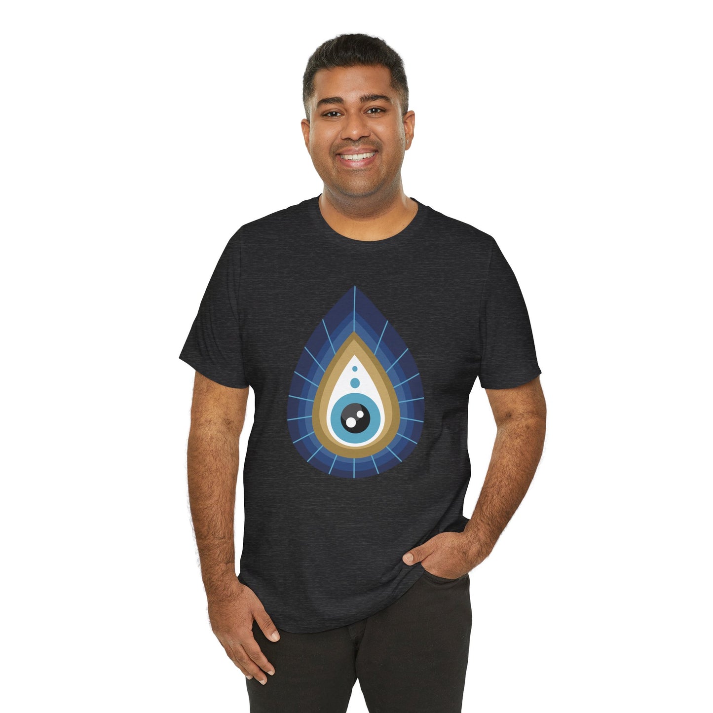 Pita Girl® Evil Eye Tee Protection Unisex Jersey Tee - Casual Comfort for Food Lovers