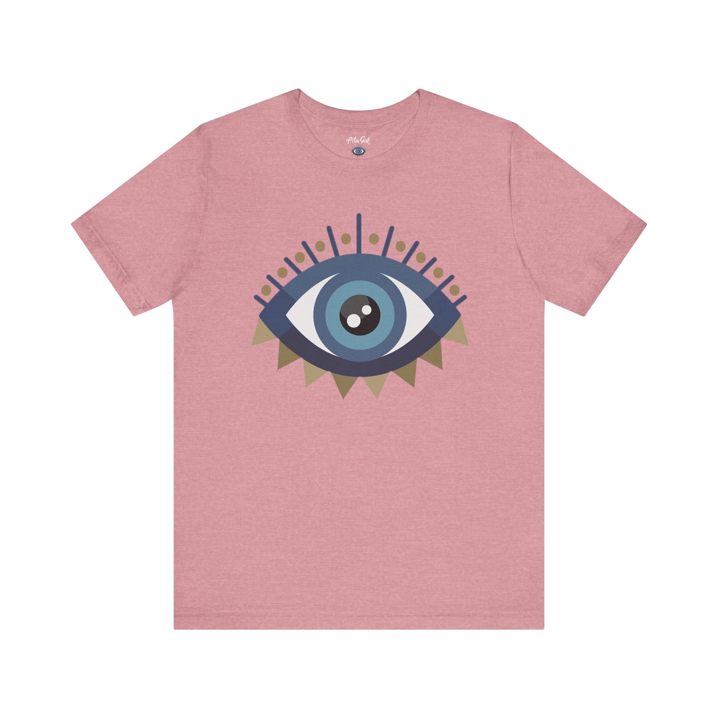 Pita Girl® Evil Eye Protection Unisex Jersey Tee - Casual Comfort for Food Lovers