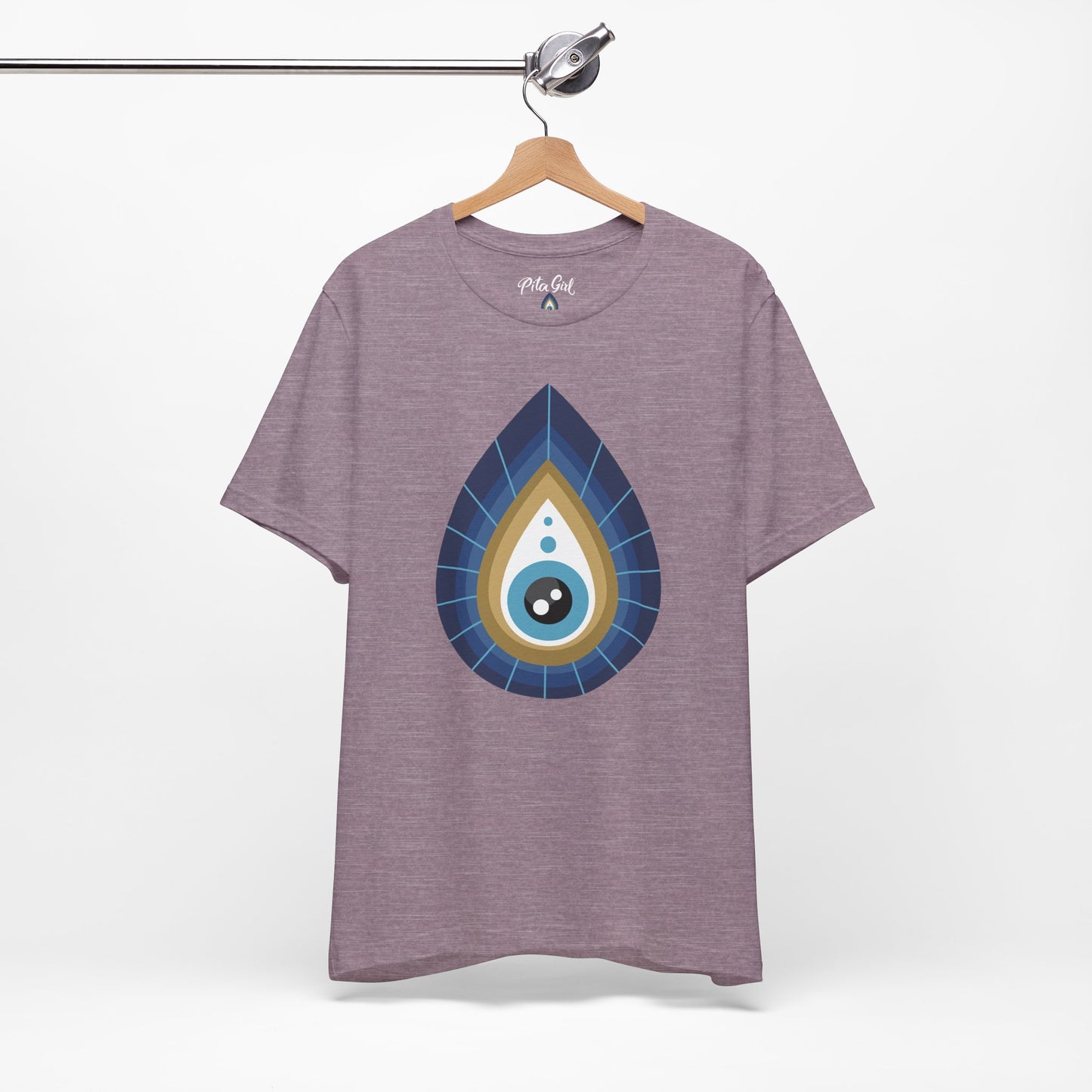 Pita Girl® Evil Eye Tee Protection Unisex Jersey Tee - Casual Comfort for Food Lovers