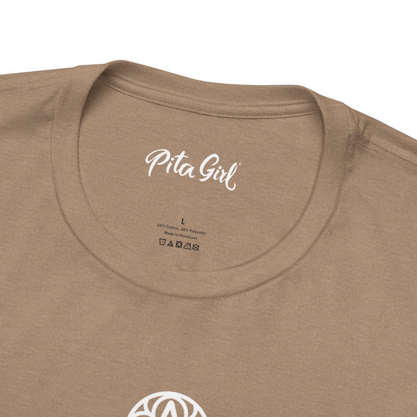 Pita Girl® Hamsa Palm Hand  Unisex Jersey Tee - Casual Comfort for Food Lovers