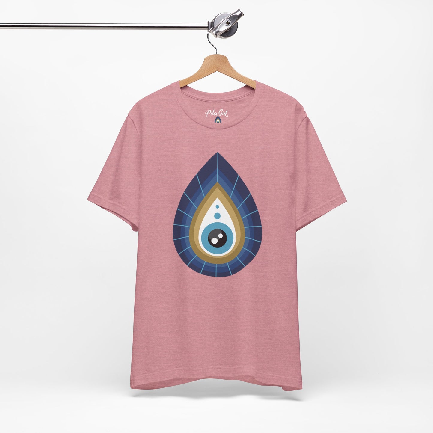 Pita Girl® Evil Eye Tee Protection Unisex Jersey Tee - Casual Comfort for Food Lovers