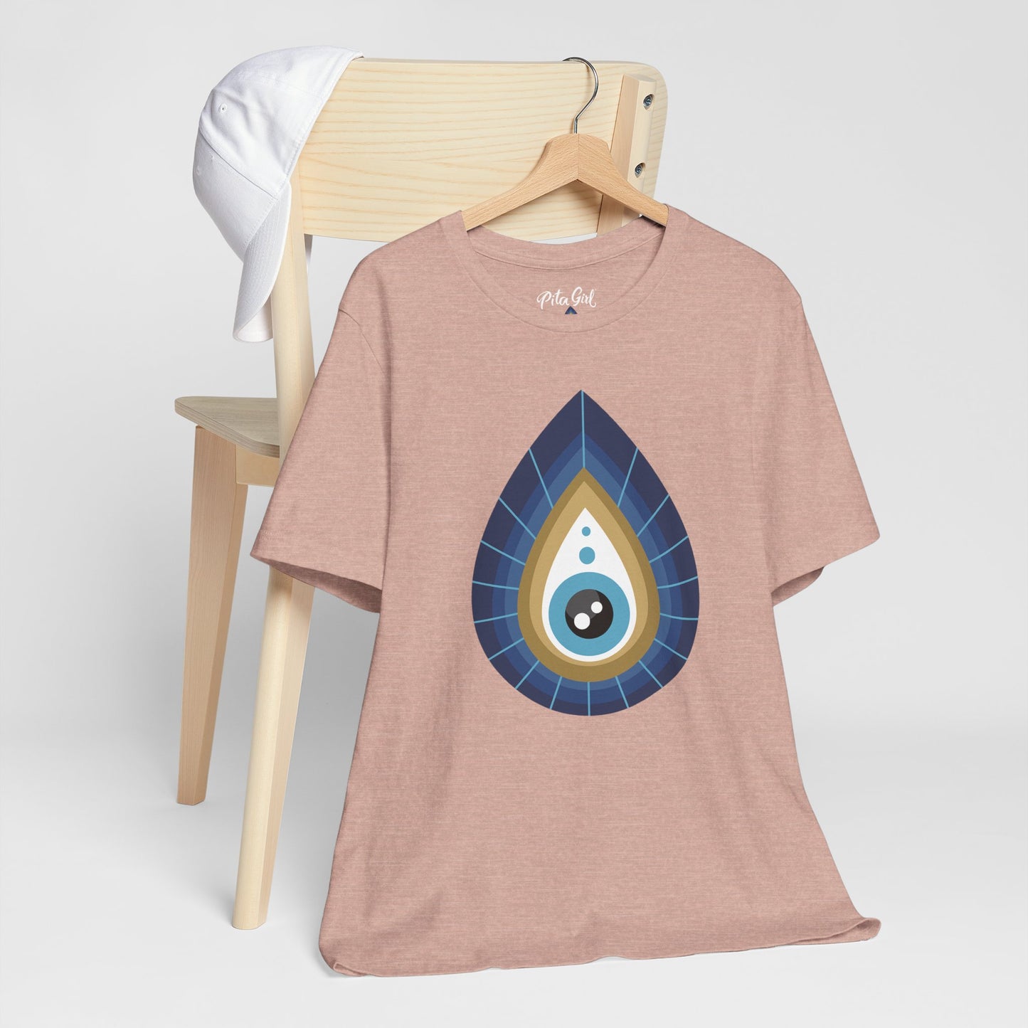 Pita Girl® Evil Eye Tee Protection Unisex Jersey Tee - Casual Comfort for Food Lovers