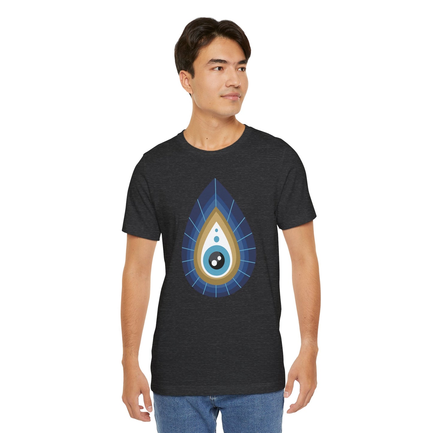 Pita Girl® Evil Eye Tee Protection Unisex Jersey Tee - Casual Comfort for Food Lovers
