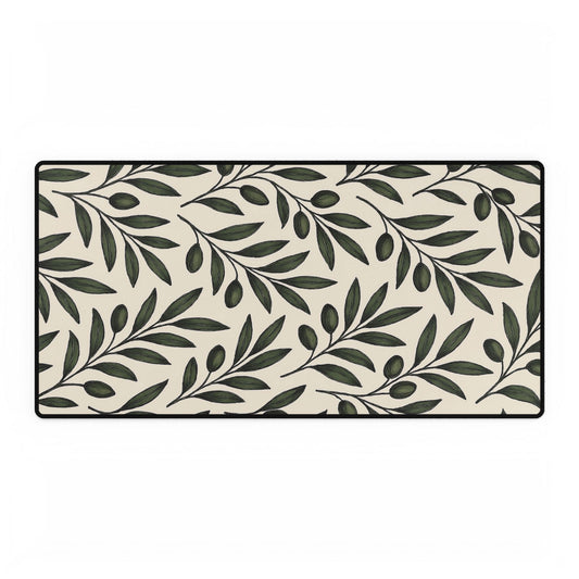 Pita Girl Olive Branches Desk Mat For Desks / Kitchen