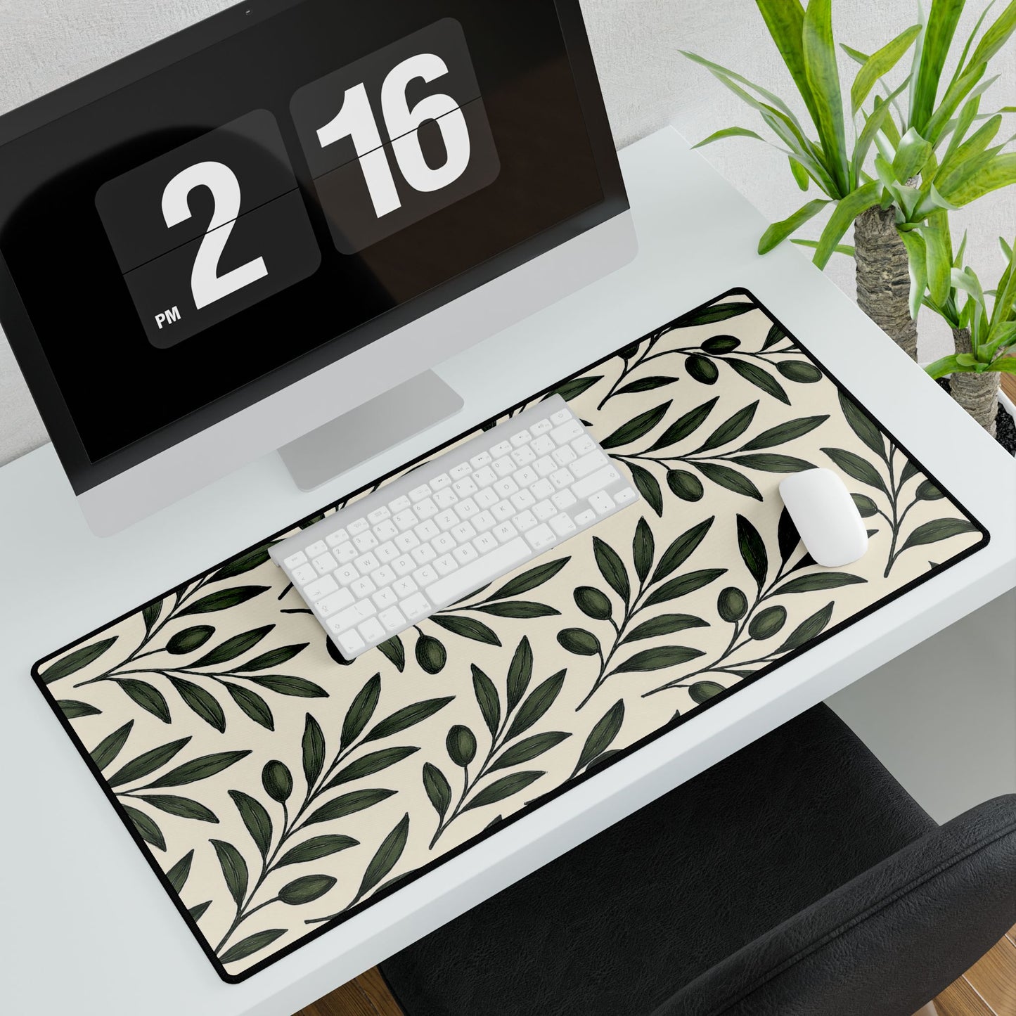 Pita Girl Olive Branches Desk Mat For Desks / Kitchen
