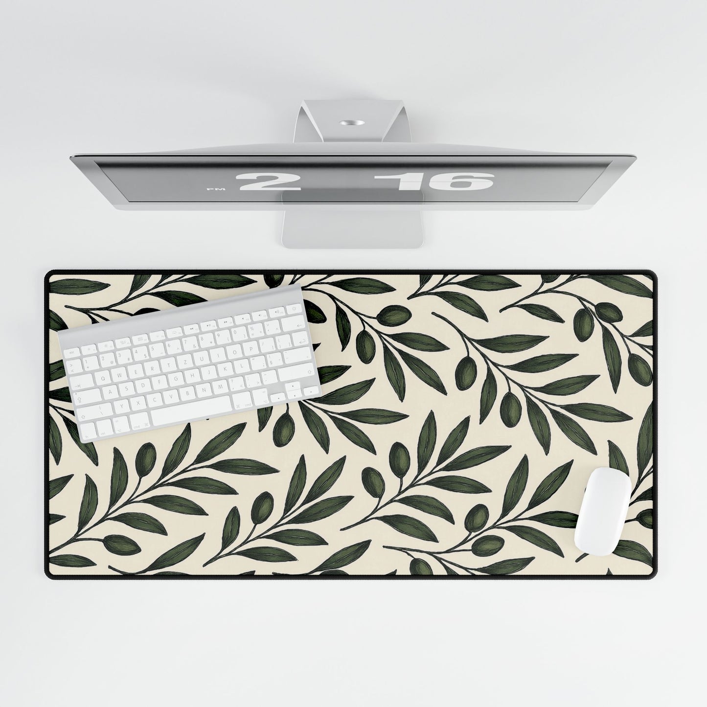 Pita Girl Olive Branches Desk Mat For Desks / Kitchen