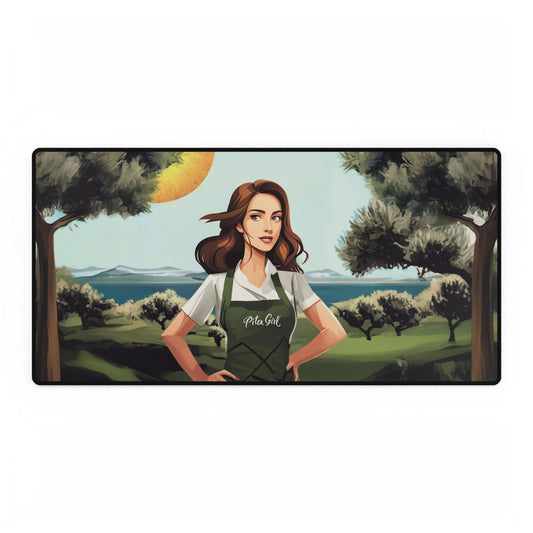 Pita Girl Desk Mat For Desks / Kitchen