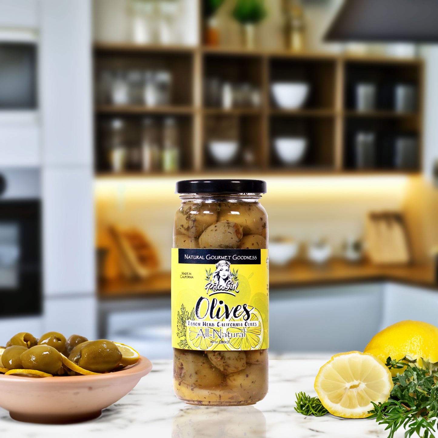 Lemon Herb Olives